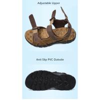 Sandalias cómodas de verano para hombre, zapatos suaves para playa y exterior, transpirables, informales de cuero - details 10