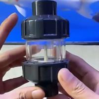 Válvulas de retención para acuario UPVC, válvula de retención de elevación para tanque de peces sin retorno, interfaces duales transparentes - details 3