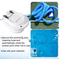 Bloqueo de seguridad al vacío W400BWHP, adaptador de vacío de piscina de rotación libre para manguera, limpiador de piscina, ajuste de pared - details 3