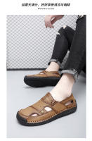 2025 nuevo verano Baotou sandalias de hombre transpirable Casual zapatos de playa huecos grandes - details 14
