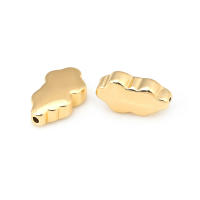 Espaciador de arco iris y Luna de latón, Color oro de 18K, paloma, estrella, nube, cilindro, pulsera ovalada, cuentas, fabricación de joyería, accesorios Diy - details 36