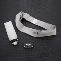 1 riñonera para correr, bolsa deportiva unisex para maratón, bolsa para kit de fitness al aire libre, riñonera invisible impermeable, monedero móvil (con botella de agua) - details 5
