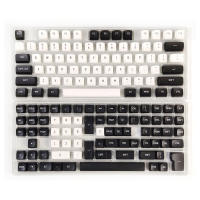 Teclas de teclado mecánico personalizado, Kit de bricolaje, PBT, 149 teclas, CSA, perfil DYE-SUB, estilo inglés, negro, amarillo - details 12