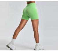 Pantalones de Yoga sin Costuras de Cintura Alta Levantamiento de Cadera Peach - details 5