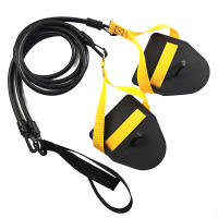 Simulación profesional de ejercicio de natación, fuerza del brazo terrestre, banda de resistencia física, paleta palmeada de mano, forjado de natación - details 0