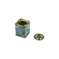 Caja de lata decorativa para té, lata de té de Metal pequeña cuadrada, té portátil sellado - details 10