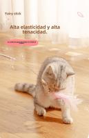 Suministros para mascotas juguetes para gatos teaser de palo para gatos campana de juego automático palo de hadas pluma auto-hi palo largo resistente a las mordeduras teaser de palo para gatos - details 7