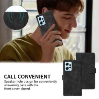 Funda de cuero con tapa magnética con soporte para tarjetas tipo billetera para Xiaomi Poco X7 X6 Pro X5 M5s C50 C40 X4 Pro M4 Pro X3 NFC F3 11T 12 Lite 12T - details 4