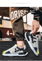 Nuevos zapatos deportivos de malla antideslizantes y transpirables con parches, suelas gruesas y mayor durabilidad para correr. - details 13