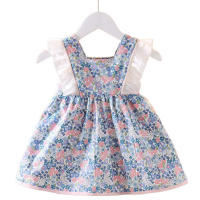 Vestido sin mangas con diseño de lazo para niña, bonito vestido abullonado de verano para uso diario, ropa escolar y de vacaciones - details 4