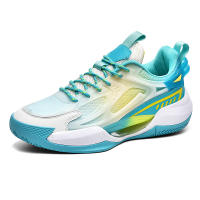 1 par de zapatillas de baloncesto para niños, luminosas, con suela de goma, para la práctica interior, par de zapatillas especiales - details 0