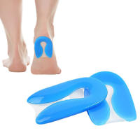 1Pair Silicone Gel Insoles Heel Cushion Soles Relieve Foot Pain Plantar - details 5