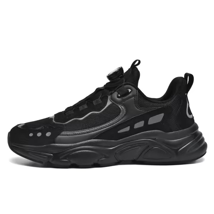 Plataforma con hebilla giratoria, zapatos de moda deportivos y de ocio para hombres y mujeres,zapatillas versátiles para hombres - 1