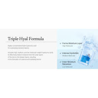 triple hyaluronic acid formula, plumps moisture barrier, hydrating