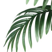 Árbol artificial de 90-120 cm, planta falsa tropical, hojas de palma de plástico verde, ramas grandes utilizadas para el jardín del hogar - details 8