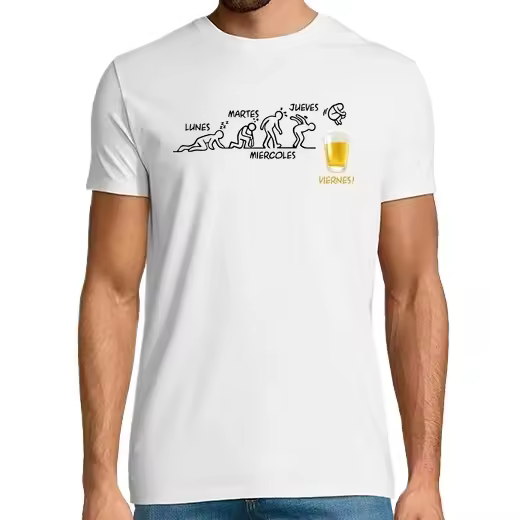 Beer-volution Camisetas CERVEZA,Pack Regalo Camiseta Personalizada - 1