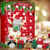 Calendario Adviento Navidad 2024,Caja ciega de llavero navideño, juguete de regalo navideño para niños - details 1