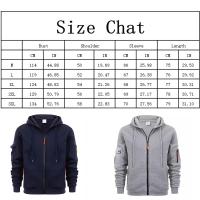 Sudadera con Capucha de Cremallera Completa para Hombres Ropa Deportiva Casual de Otoño-Invierno con Bolsillo Plano - details 0