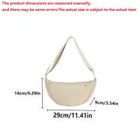 Bolso tipo dumpling de nailon para mujer con opciones de 6 colores, bolso de hombro tipo bandolera de gran capacidad - details 2