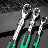 Juego de llaves de tubo de 72 dientes Cr-V 1/4 "3/8" 1/2 "herramienta de reparación de automóviles herramienta de bandeja de enchufe de alta dureza resistente al desgaste - details 4