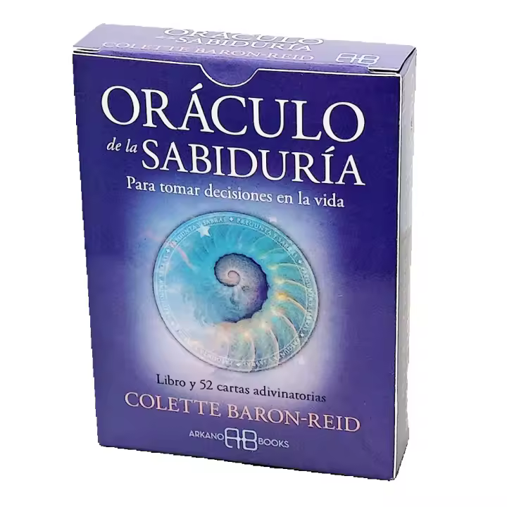 Oráculo de la sabiduría 10,5*7,5 cm para hacer decisiones en la vida 52 tarjetas de oráculo de adivinación edición española - 1