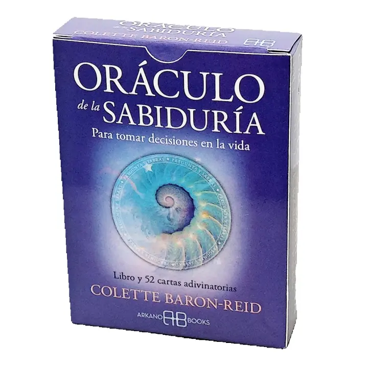 Oráculo de la sabiduría 10,5*7,5 cm para hacer decisiones en la vida 52 tarjetas de oráculo de adivinación edición española - 1