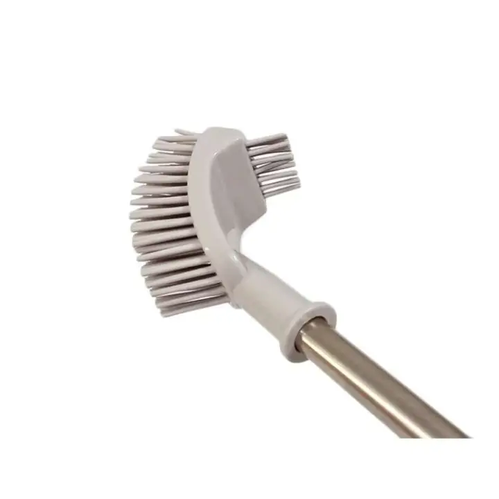 Cepillo individual para inodoro, inodoro súper elástico desmontable de alta calidad, limpieza profunda, mano de silicona, sostenible, blanco o color - 1