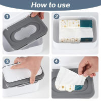 Cajas de Pañuelos con Tapa, manten Frescas, Toallitas Húmedas, Caja de Servilletas - details 2