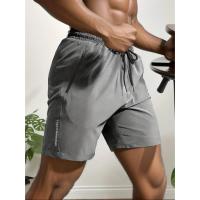 Pantalones Cortos Deportivos de Cintura con Cordón para Hombres en Verano - details 12