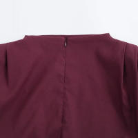 TRAFZA-Tops informales de verano para mujer, blusas ajustadas asimétricas con cremallera trasera sin mangas y cuello redondo, 3 colores, 2024 - details 3