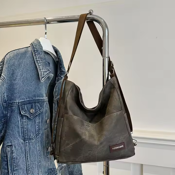Casual, nuevo estilo, gran capacidad, nicho, moda, mochila, salir, mochila, bolso de mano, bolso para mujer - 1