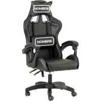 Silla de Gaming Azul y Negra, Silla Ergonómica de Oficina con Respaldo Regulable de 90 °   un 120 ° , con reposacabezas, reposabrazos y soporte lumbar. Rotación omnidireccional de 360° ° - details 27