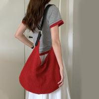 Bolso de hombro, bolso de punto ahuecado, bolso de hilo de algodón, bolso de mano de ganchillo, bolso de paja de playa bohemio de gran capacidad para estudiantes - details 16