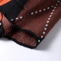 Cárdigan de punto Mohair de Color contrastante para mujer, suéteres informales sueltos de manga larga, prendas de punto nuevas a la moda para Otoño e Invierno 2024 - details 5