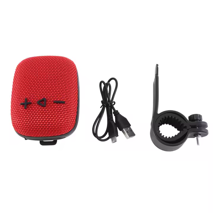 WIND3-minialtavoz inalámbrico con Bluetooth para bicicleta, dispositivo con soporte fijo, tarjeta de Subwoofer, Audio, 9x7,3x3,6 cm - 1