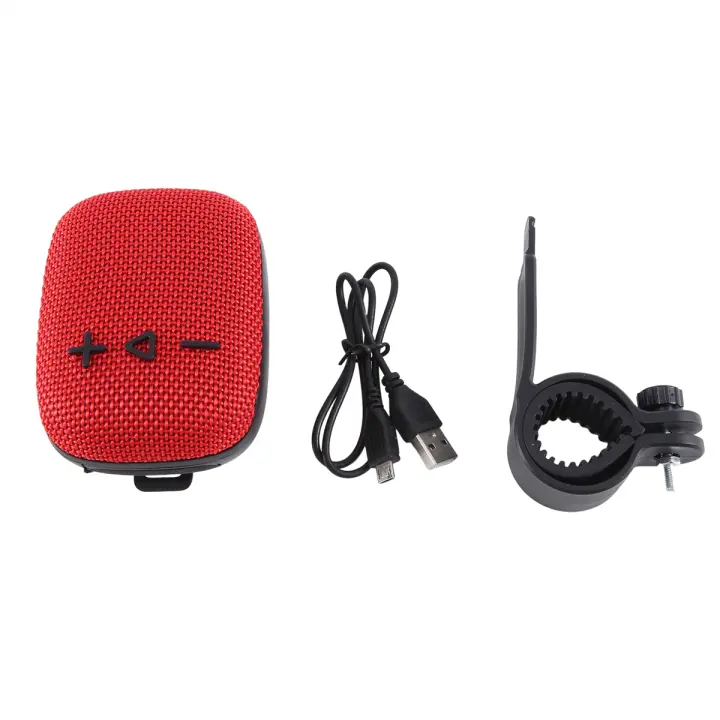 WIND3-minialtavoz inalámbrico con Bluetooth para bicicleta, dispositivo con soporte fijo, tarjeta de Subwoofer, Audio, 9x7,3x3,6 cm - 1