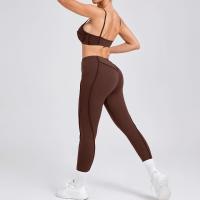 Traje de Yoga para Mujer de Cintura Alta Sujetador Deportivo Antiqueo Pantalones Fizz - details 20