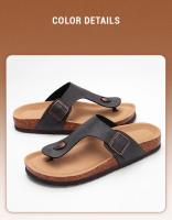 Sandalias de Pisa de Moda Crestar Pantuflas de Playa Antideslizantes para Mujeres en Verano con Suela de Corcho Mules con Soporte de Arco - details 17