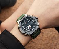Reloj de Pulsera Deportivo de Lujo SMAEL Original para Hombres con Movimiento de Cuarzo Digital+Pulsera de Hierro Forma Redonda Estilo de Moda - details 12