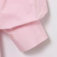 Camisa de manga larga holgada de un solo pecho con solapa versátil de diseño de color puro 2025, ropa nueva de verano para mujer - details 4