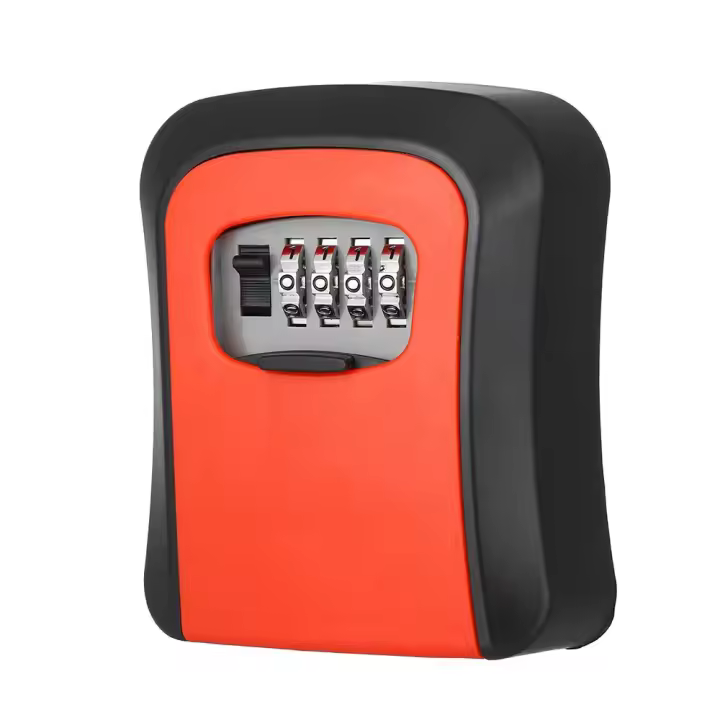 Cajas de seguridad montadas en la pared para interiores y exteriores, caja de seguridad de plástico de ingeniería, estuche de almacenamiento con cerradura - 1