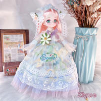 Muñecas de Ojos de Anime para niños y niñas, Cara de cómic articulada con bolas, vestidos, ropa, vestido, 30cm, 1/6 - details 17