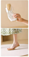 Sandalias de Hadas Transparentes Tacones Altos Comodidad para Pies Moda para Hombres y Mujeres - details 7