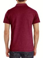 Camisa de manga corta para hombre, camisa de solapa con botones, bolsillo en el pecho, color sólido, a la moda - details 41