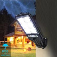 Lámpara Solar Led de pared para exteriores, iluminación de seguridad con 3 modos, Sensor de movimiento, impermeable, para camino de Patio y jardín - details 1