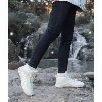 Botas de nieve de invierno para hombres y mujeres, zapatos descalzos forrados de piel cálida, repelente al agua, caja de punta ancha, botines ligeros para exteriores - details 19