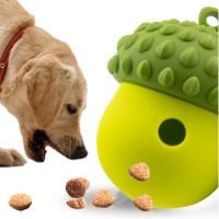 Juguetes interactivos para perros, bolas para masticar, dispensador de alimentos de silicona, Bola dispensadora de golosinas, Limpieza de dientes duradera, juguetes para la dentición del cachorro - details 2