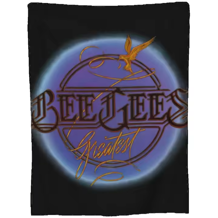 Manta Suave y Cómoda de la Bandera de Música de la Abeja Rock Gee Ideal para Cama, Sofá, Viajes al Aire Libre - 1