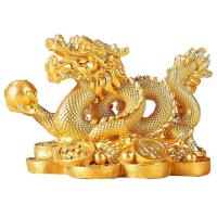 Estatua de Feng Shui para atraer riqueza, figuritas chinas de buena suerte, adorno de estatuilla de dragón, decoración de escritorio, 2024 - details 8