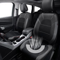 Funda universal para asiento de coche de cuero PU, lona duradera, cojín y funda para asiento, protección completa, 9 unidades por juego - details 13
